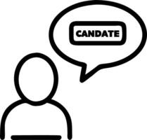 interview and presentation and communication vector