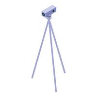 3d sensor scanning using tripod and advanced technology vector