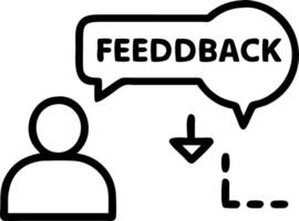 interview and feedback and timing vector