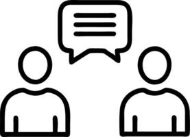 interview and discussion and resume vector