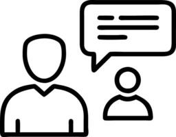 interview and conversation and confidence vector