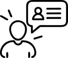 interview and answers and strategy vector