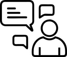 interview and assessment and communication vector
