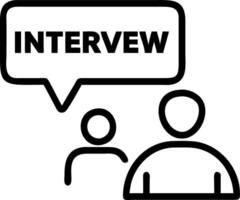 interview and answers and clarity vector