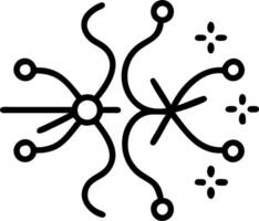 Innovator inspects data innovation nodes tinted sparks swirl chest eases mild synergy channels stable fresh patterns vector