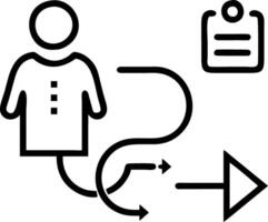 hospital environment workflow optimization smooth operations efficient paths minimal backtracking time saved boosted productivity cohesive tasks vector