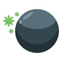 Nano robots attacking viruses, nanotechnology for medicine, innovative treatment vector