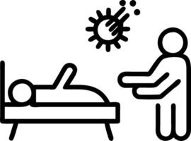 hospital environment infection control strict protocols sanitized surfaces isolation wards protective gear lowered risks safeguarded well being vector