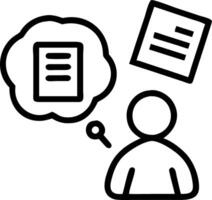 Heir in vacant study contemplates estate documents weighing tax impact of inheritance preparing wise distribution steps vector