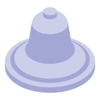 Notification bell icon showing alerting or incoming messages vector