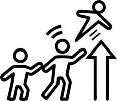 growth mindset and resilience and challenges vector