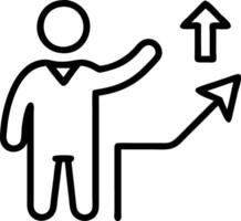 growth mindset and progress and goals vector