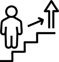growth mindset and effort and success vector