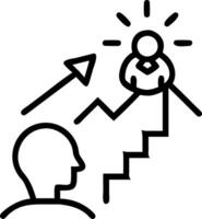 growth mindset and effort and motivation vector