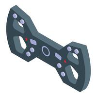 Drone remote control device with buttons and joysticks for aerial photography and videography vector