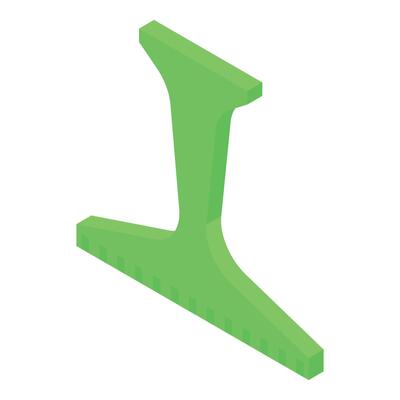 Green rail fastening supporting modern railway track construction