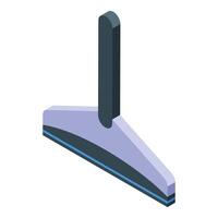 Cleaning squeegee with ergonomic handle for efficient washing vector