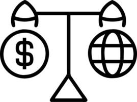 Global trader in silent room weighs charges analyzing VAT in international trade cementing worldwide relations beyond borders vector