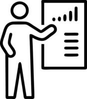 Evaluator inspects metrics sheet pastel tones sway chest relaxes soft hum guides subtle logic stable form unfolds vector