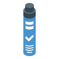 Repellent spray bottle protecting from insects and bugs vector