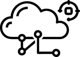 ERP on cloud and system and scalability vector