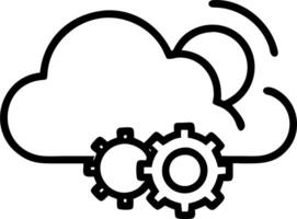 ERP on cloud and software and deployment vector