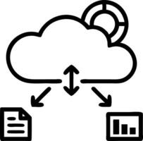 ERP on cloud and enterprise and performance vector