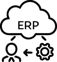 ERP migration and upgrade and optimization vector