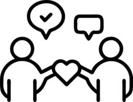 empathy and understanding and trust vector
