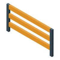 Wooden fence creating a safe and secure perimeter around property vector