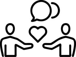 empathy and compassion and trust vector