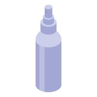 Spray bottle maintaining freshness, isometric projection of a cleaning solution vector