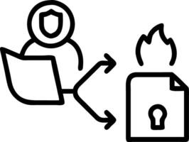 digital literacy and data security vector