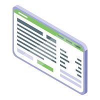 Online survey form showing customer feedback collecting data vector