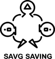 cost saving and planning and scalability vector
