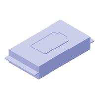 Pack of wet wipes for cleaning and disinfecting isometric view vector