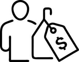 Careful shop owner in empty storefront sets tags adjusting VAT inclusive pricing discreetly to align with legal standards vector