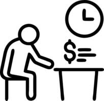 Business owner in spare meeting room examines VAT penalties explained determining ways to avoid late fees through diligent action vector