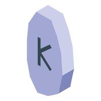 Purple kip coin rotating showing lao currency symbol vector