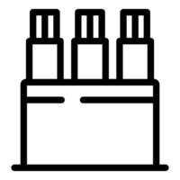 Usb flash drives standing in a row on modern desk organizer vector