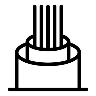 Fiber optic cable transmitting data through multiple strands in protective sheath