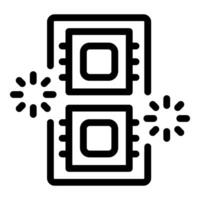 Dual core processor generating light beams, technological advancement in computing vector