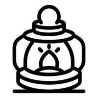 Kerosene lamp illuminating darkness, symbol of hope and resilience vector