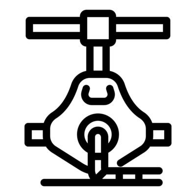 Laser cutting machine working metal detail with precision