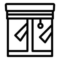 Window with venetian blinds partially open, letting in sunlight vector