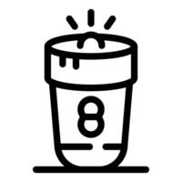 Billiard ball eight number eight pool eight ball eightball icon showing billiards game vector