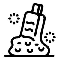 Nano bot disinfecting surface with nanobots removing virus and bacteria vector