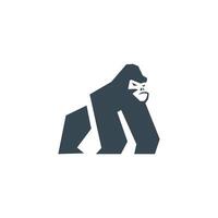geometric representation of a gorilla vector
