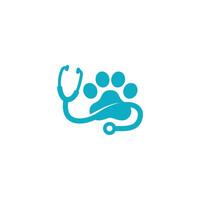 paw print intertwined vector