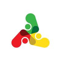 Vibrant Triangular Design vector